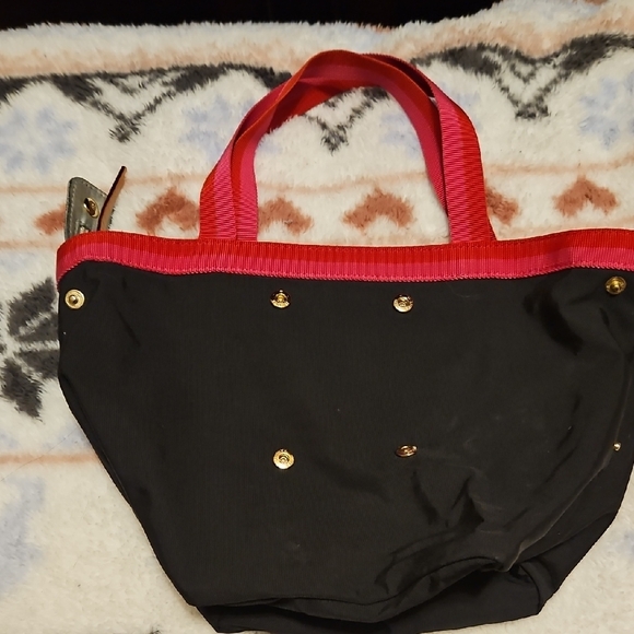 Kate Spade Black Tote with Red Accents - Picture 2 of 5